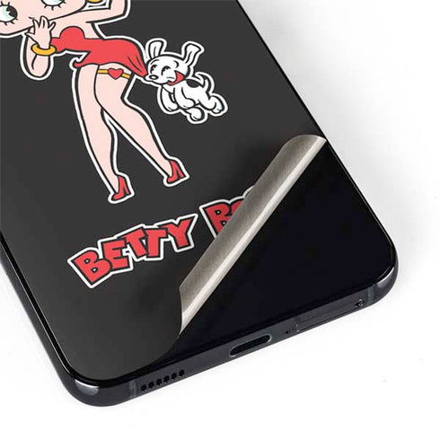 Betty Boop With Puppy Galaxy S22 Plus Skin